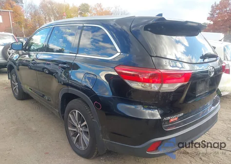 2018 Toyota Highlander Xle from USA, damaged, VIN 5TDJZRFH3JS914155